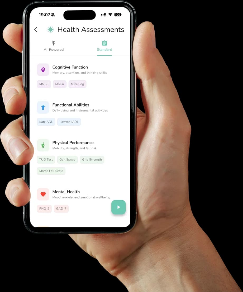 Assessment Interface Screenshot